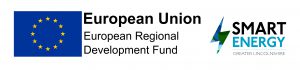 European Union, Ruropean Regional Development Fund and Smart Energy Greater Lincolnshire logo