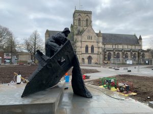 Fishermen’s Memorial Statue returns to St James Square