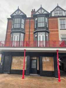 21-22 Alexandra Road shop front, property and balcony restoration